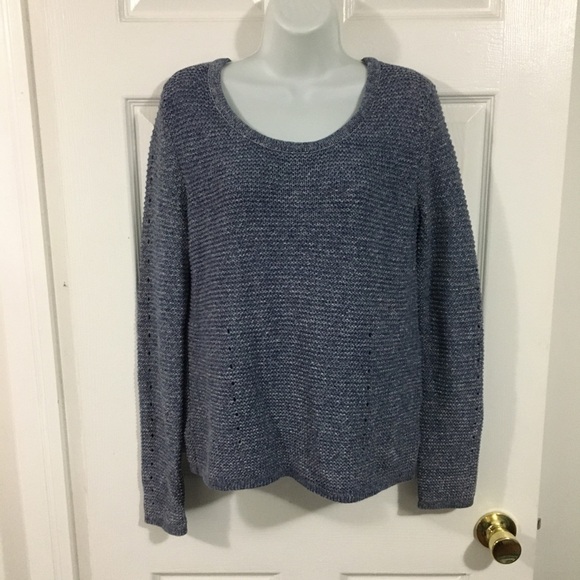 RAG & Bone Blue Knit Laurel Pullover Sweater - Picture 2 of 10